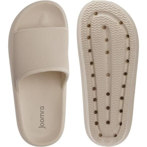 Thick Sole Pillow Slides for Women Men Non Slip Quick Dry Shower Sandals - Picture 6 of 7